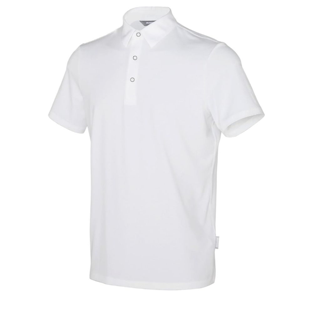 MUVEEN White Men's Polo Shirt